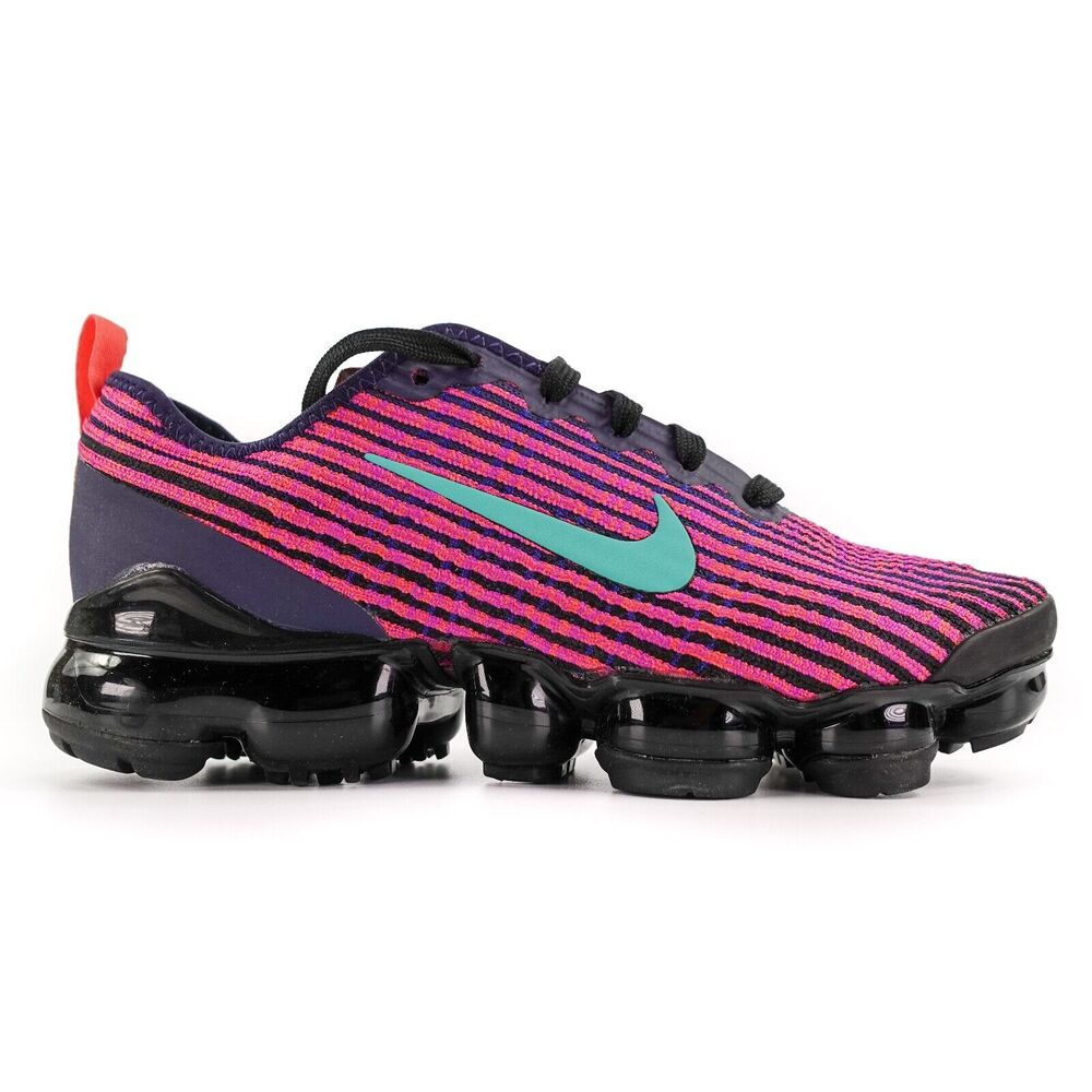 Nike Air Vapormax Flyknit 3 GS Blackened Blue Kinetic BQ5238-402 5Y Women's 6.5